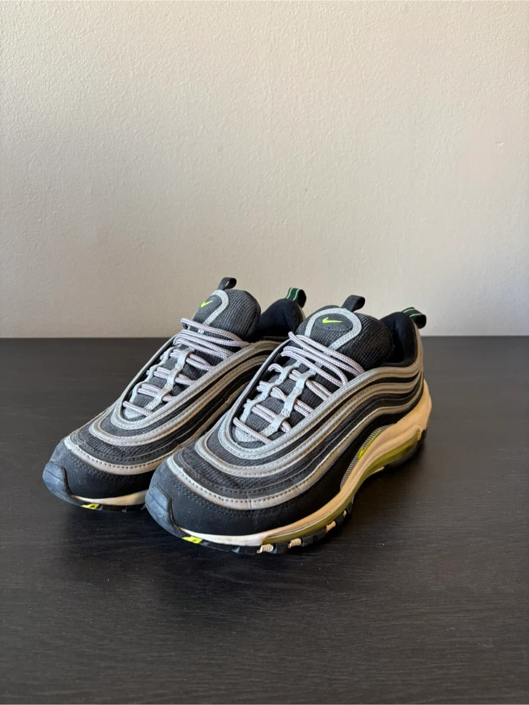 Nike air max 97 og black volt mens US7 thumbnail