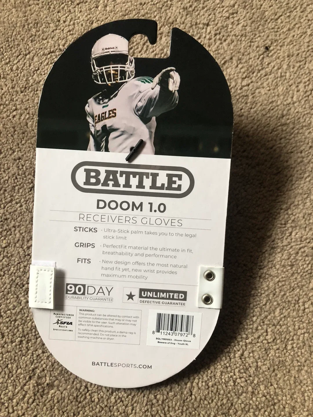 New Battle Doom 1.0 Receiver Gloves image indicator(3)
