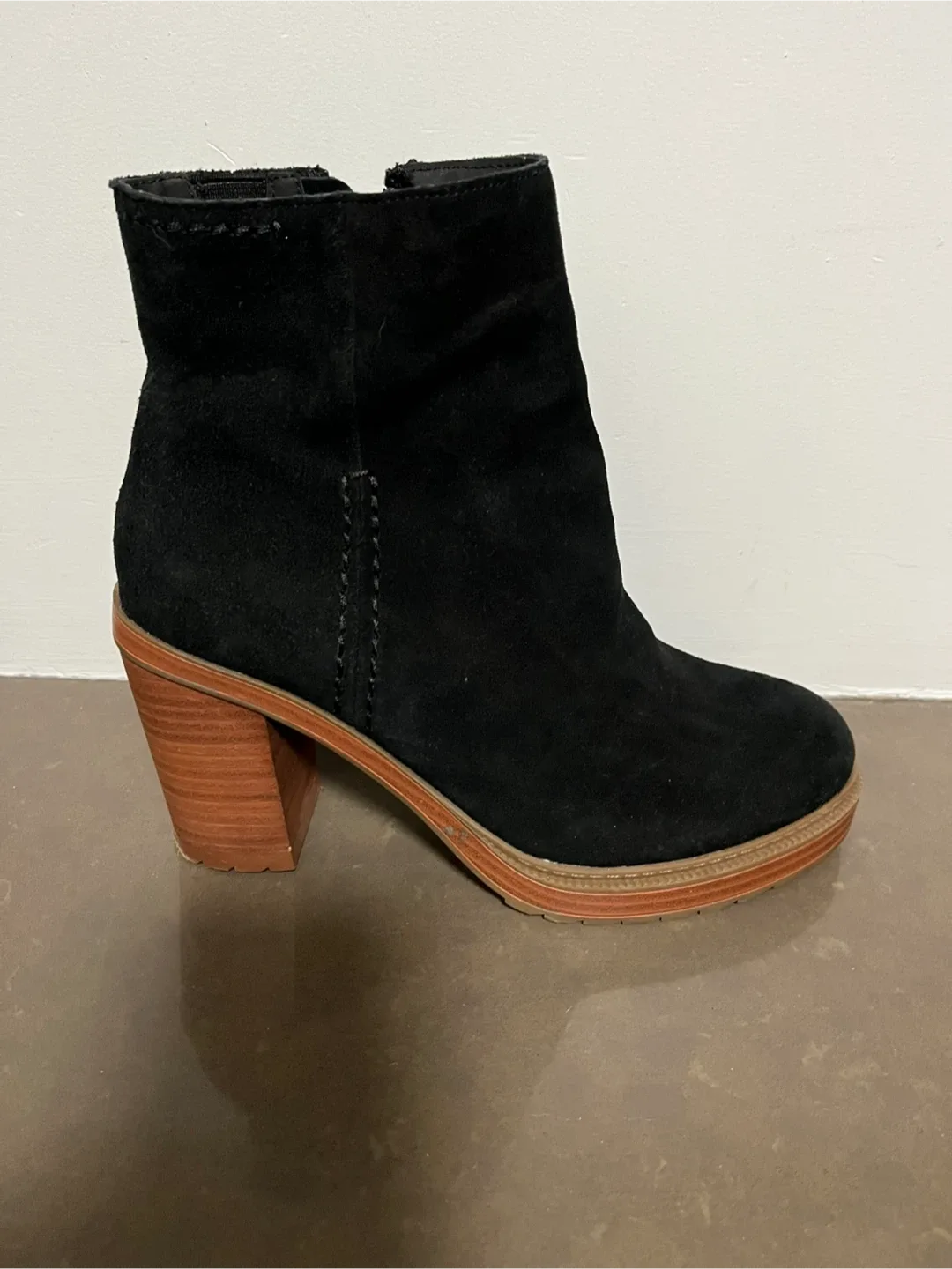 Black Suede Ankle Boots