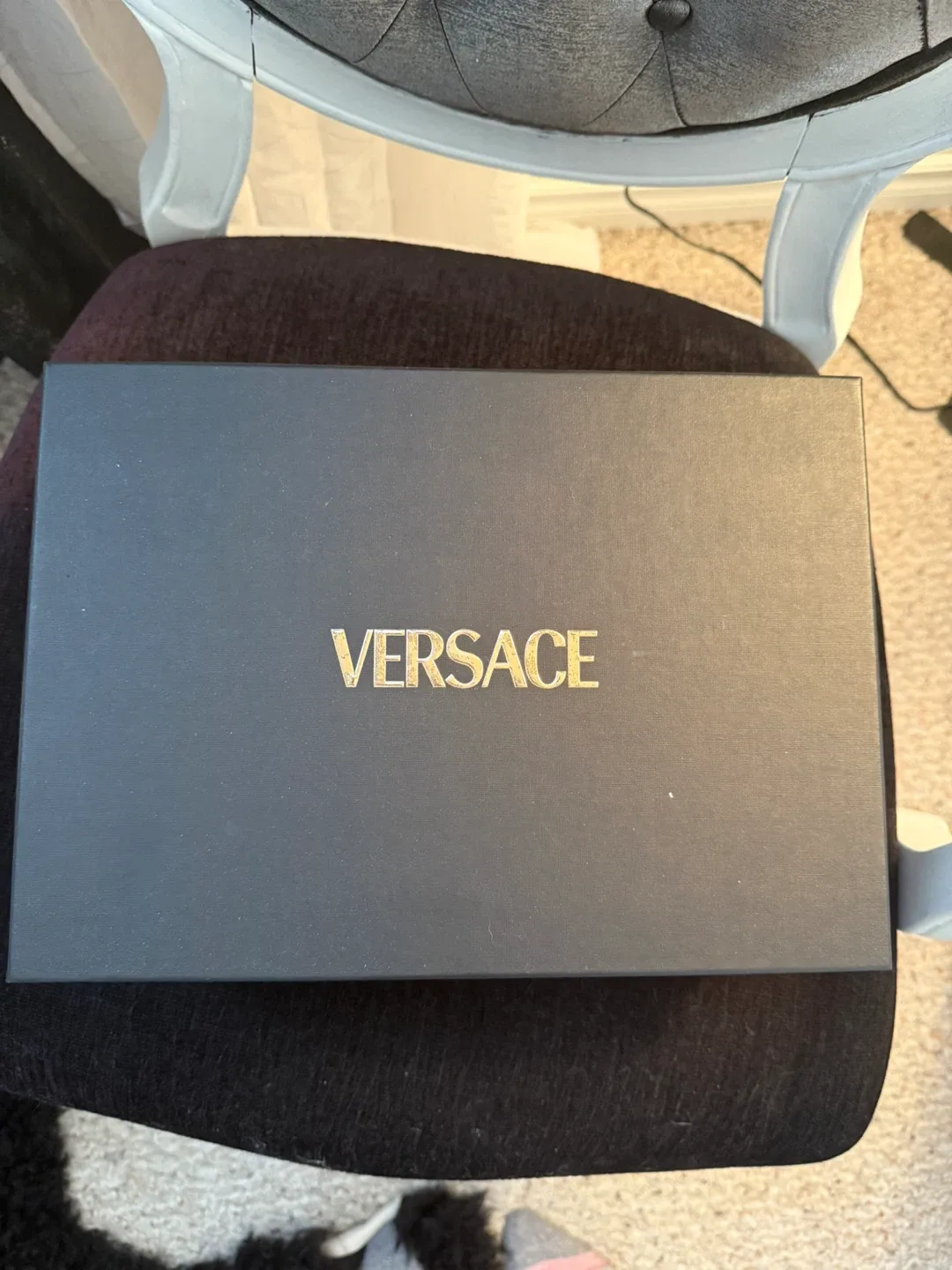 Versace Black Heels Size 40 image indicator(4)