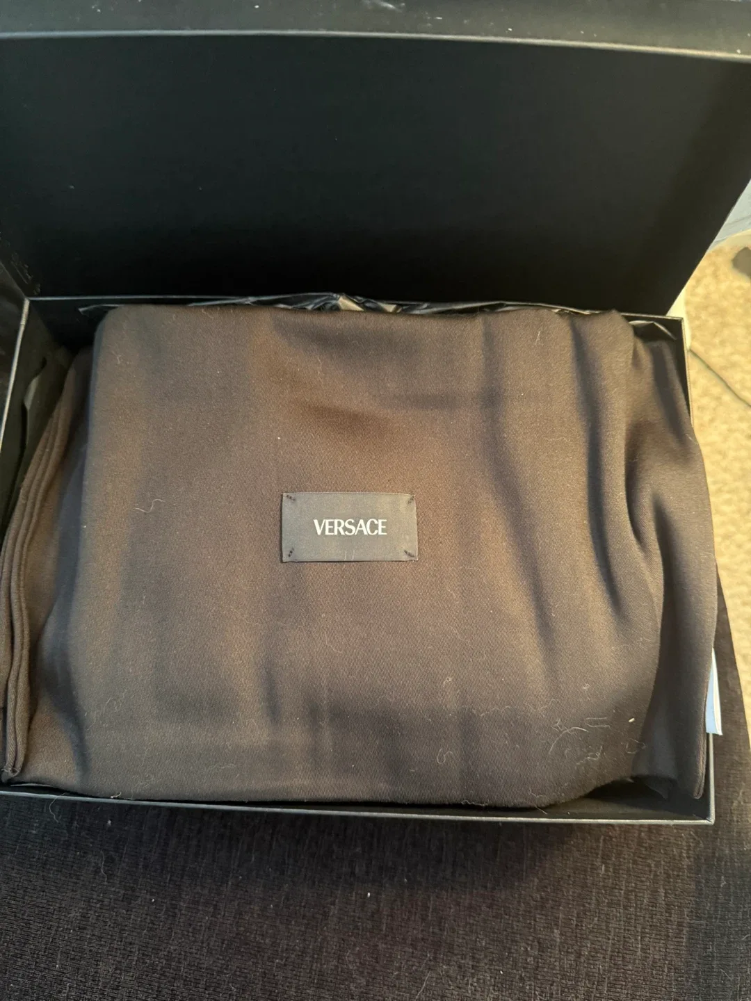 Versace Black Heels Size 40 image indicator(5)