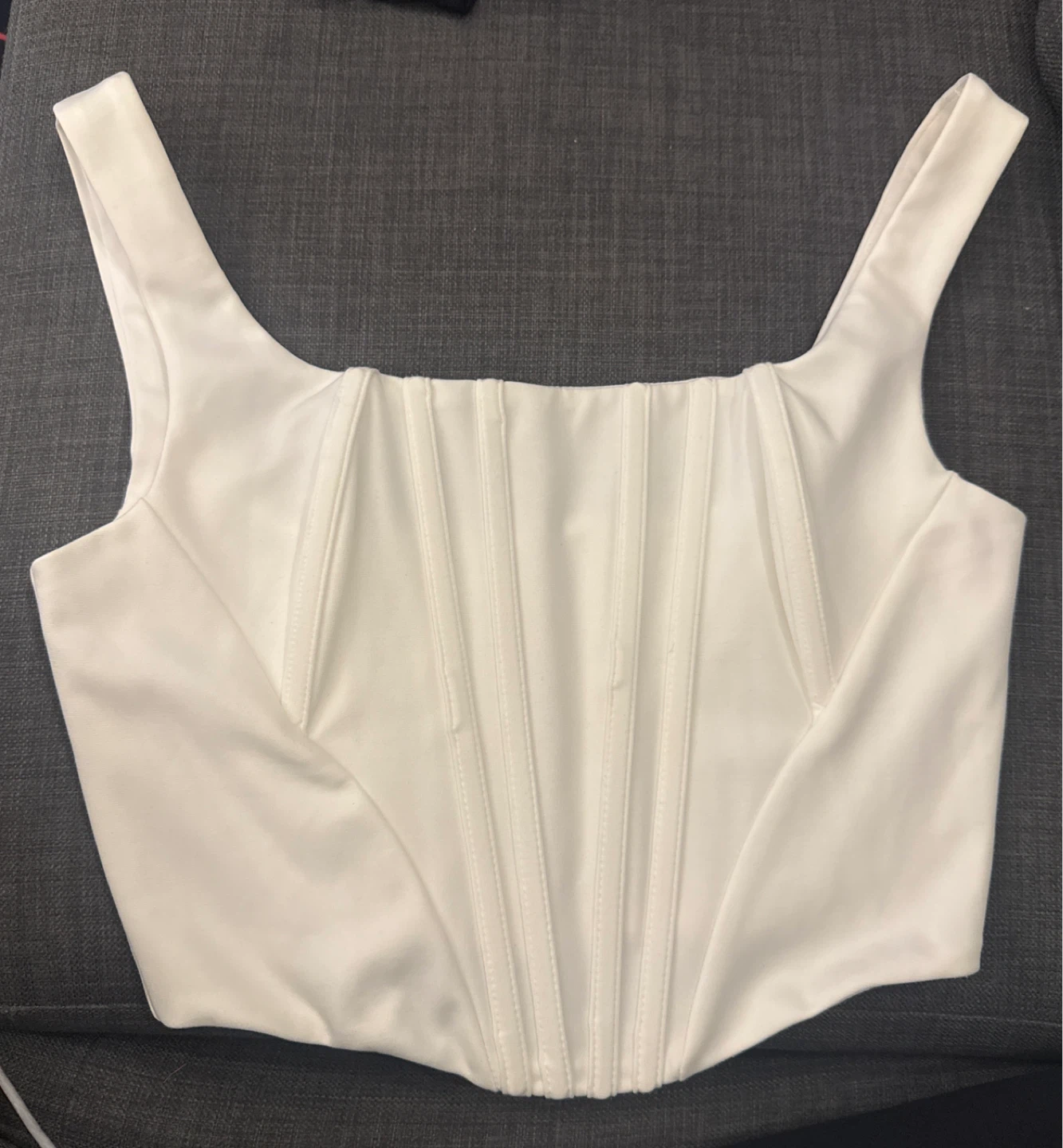 White Corset Top