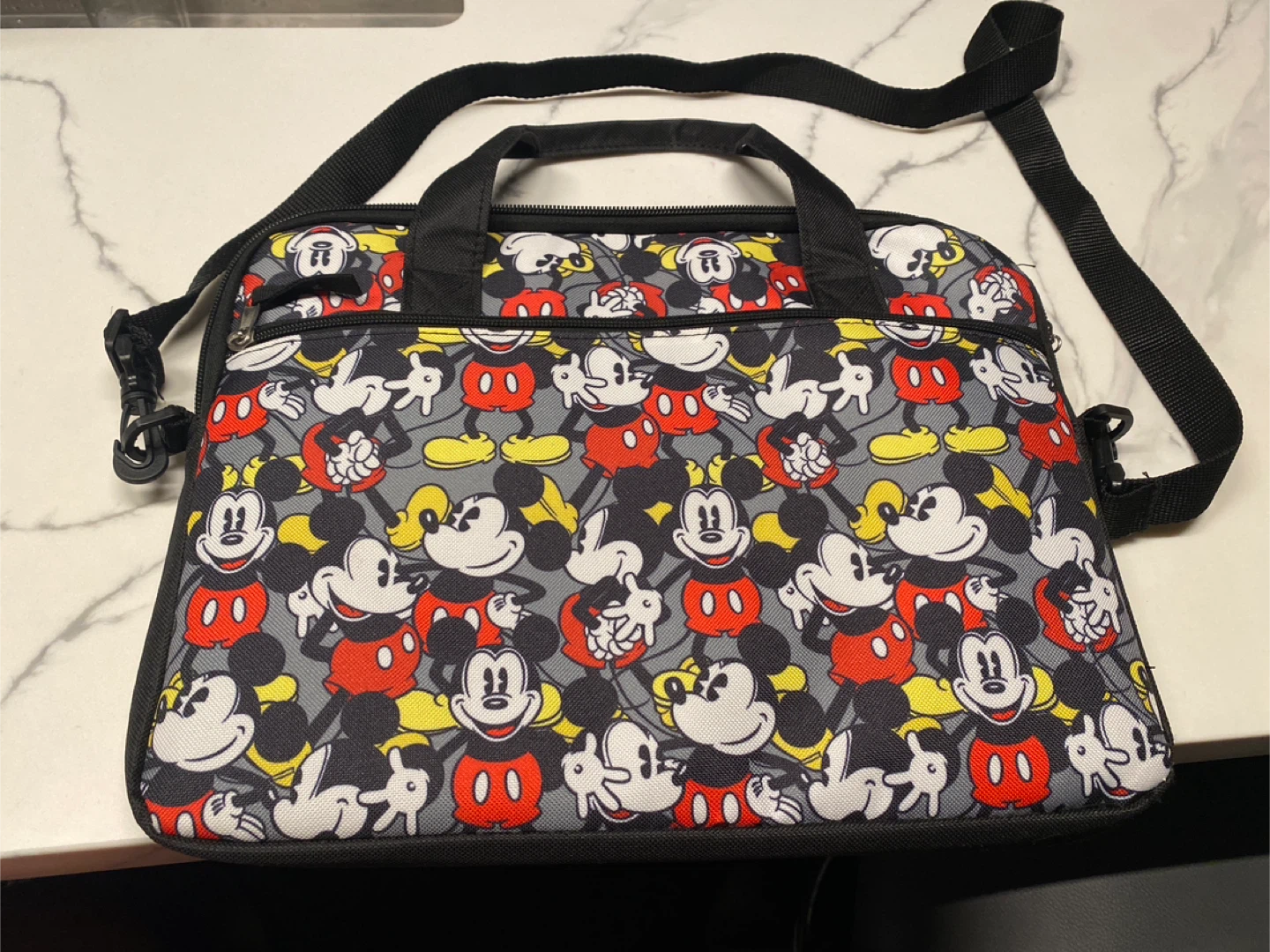 Mickey Mouse Pattern Laptop Bag