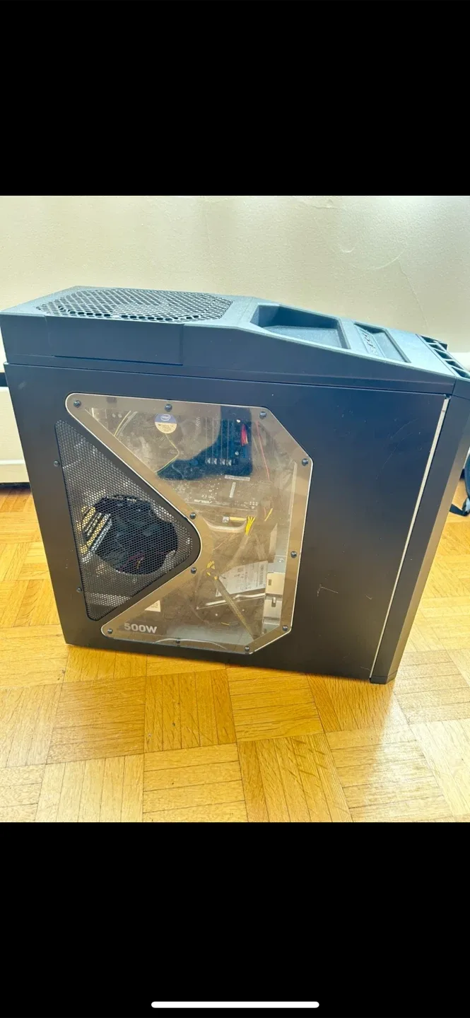 Black PC Case Antech Design image indicator(5)