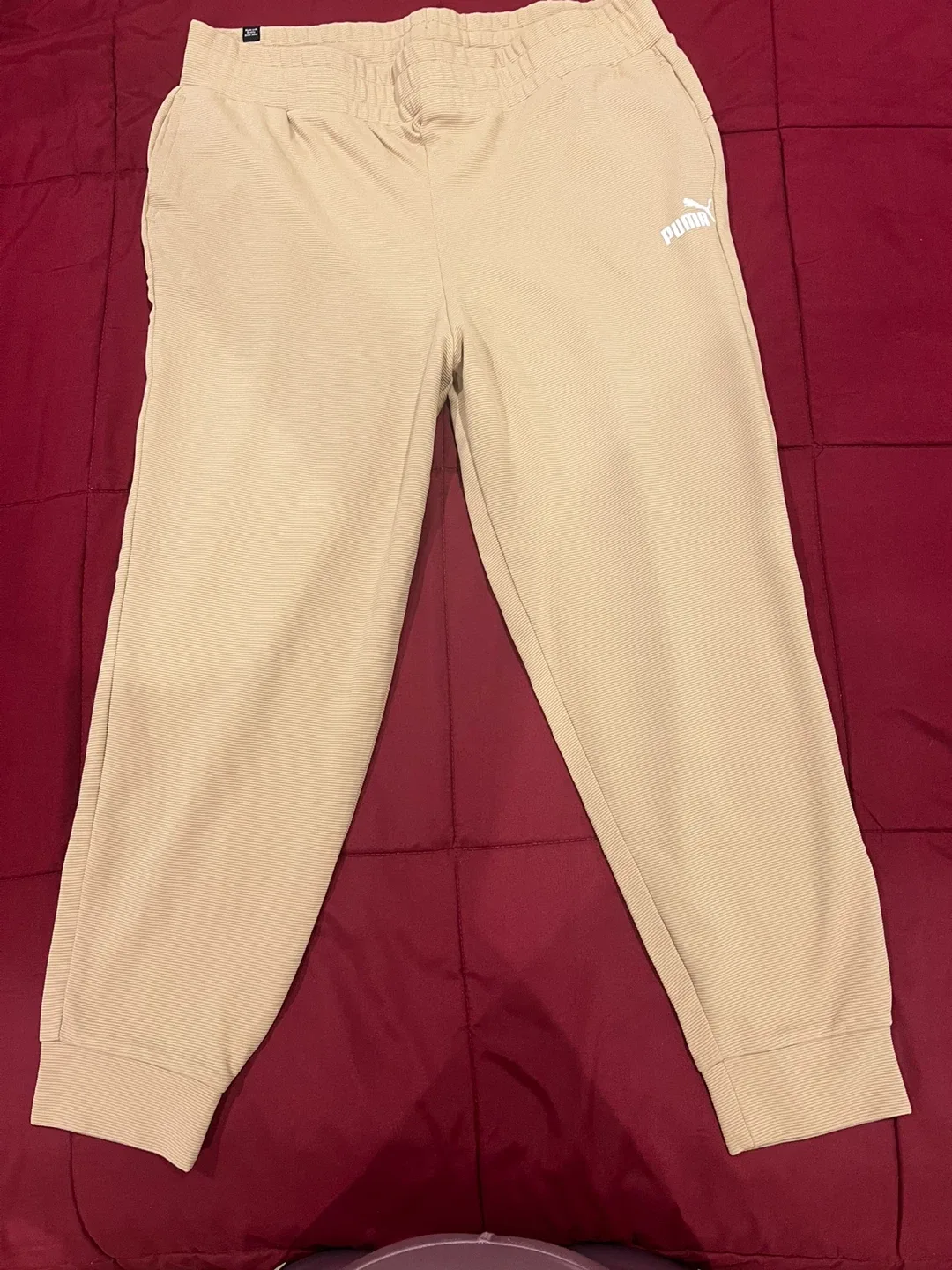 Puma Beige Sweatpants image indicator(2)