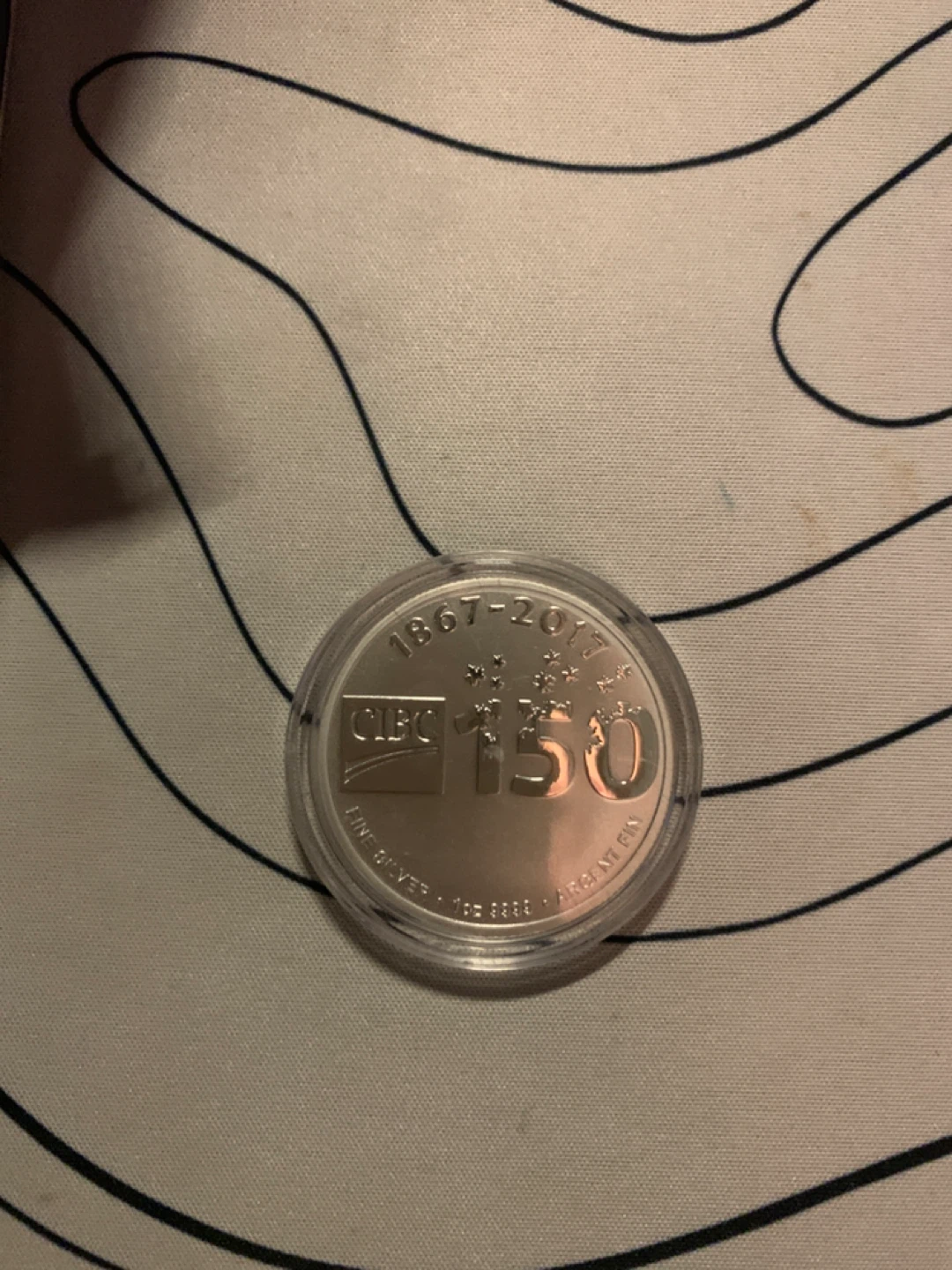 CIBC 150th Anniversary Fine Silver Coin