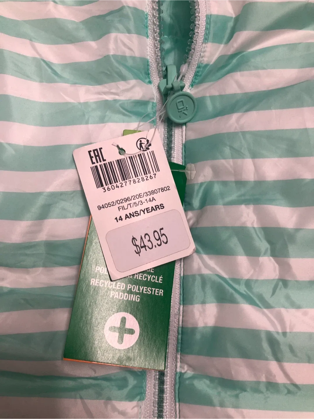 OK Kids Padded Vest 9 to 14 yrs image indicator(5)