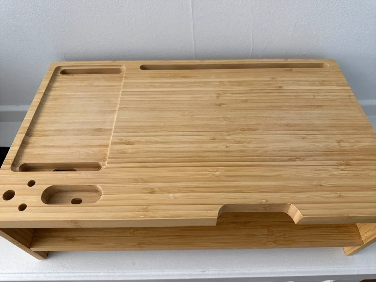 Bamboo Monitor Stand Riser image indicator(2)