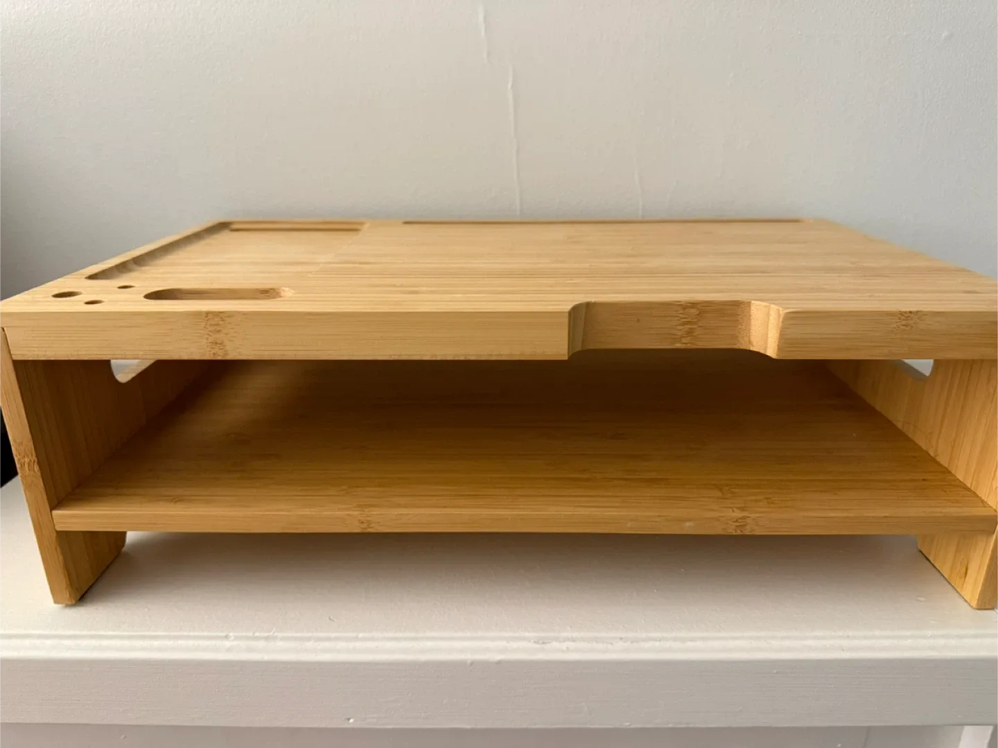 Bamboo Monitor Stand Riser image indicator(3)