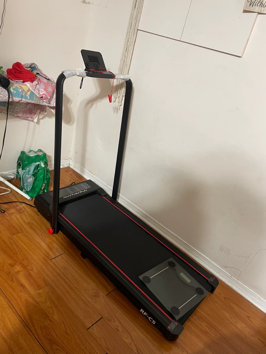 Folding Treadmill - Black & Red