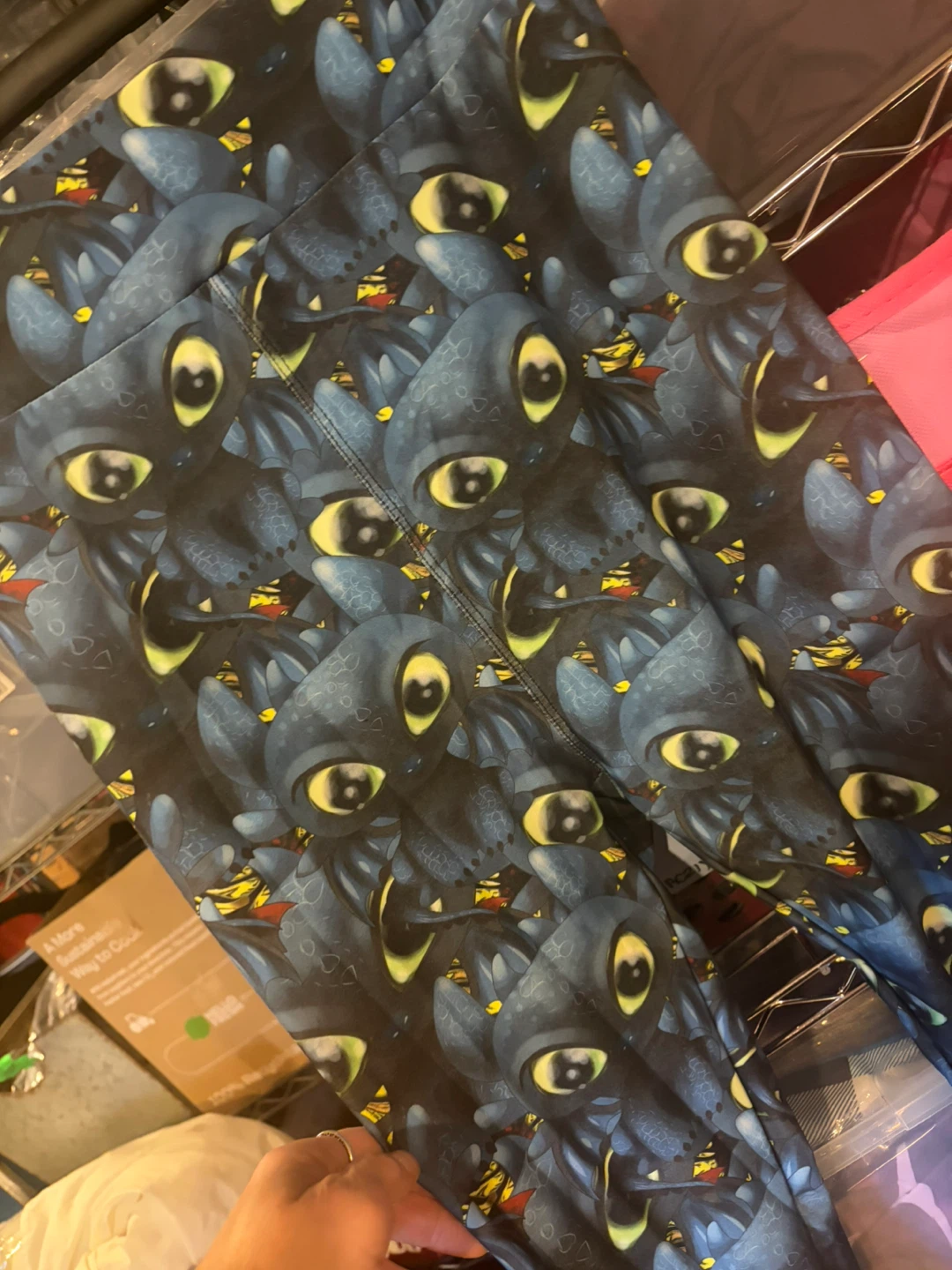 Toothless How to Train Your Dragon Leggings - photo 4