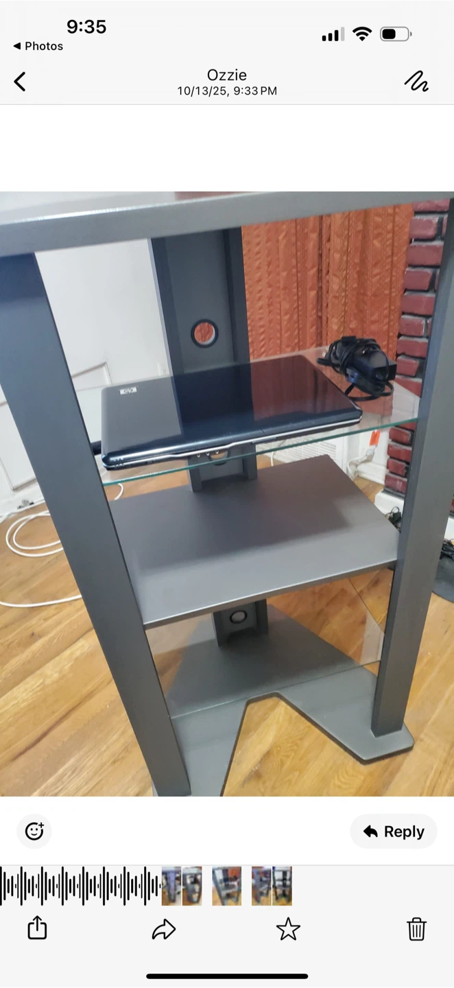 Gray Audio Video Media Stand - photo 4