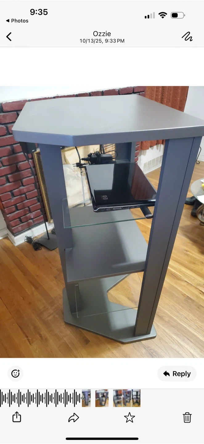 Gray Audio Video Media Stand - photo 2