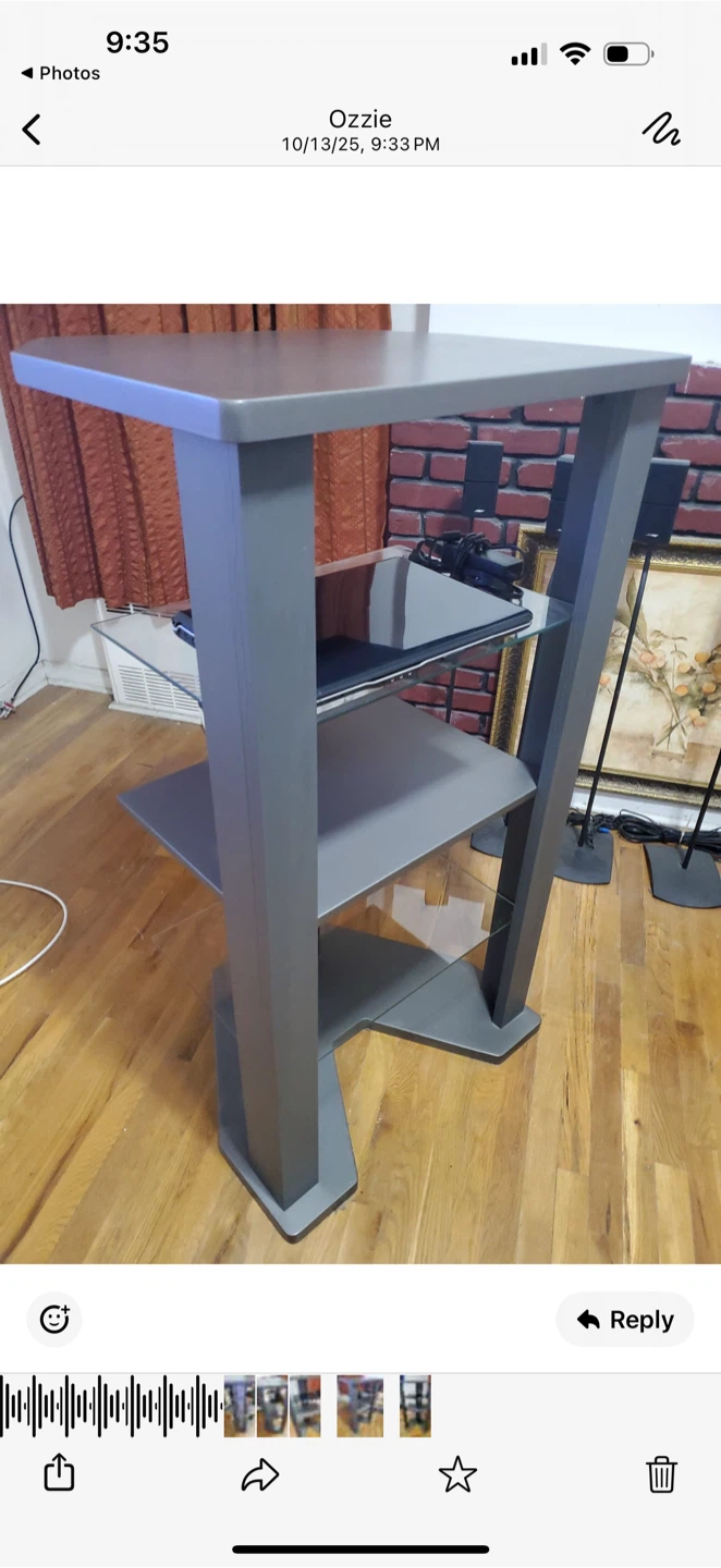 Gray Audio Video Media Stand - photo 5