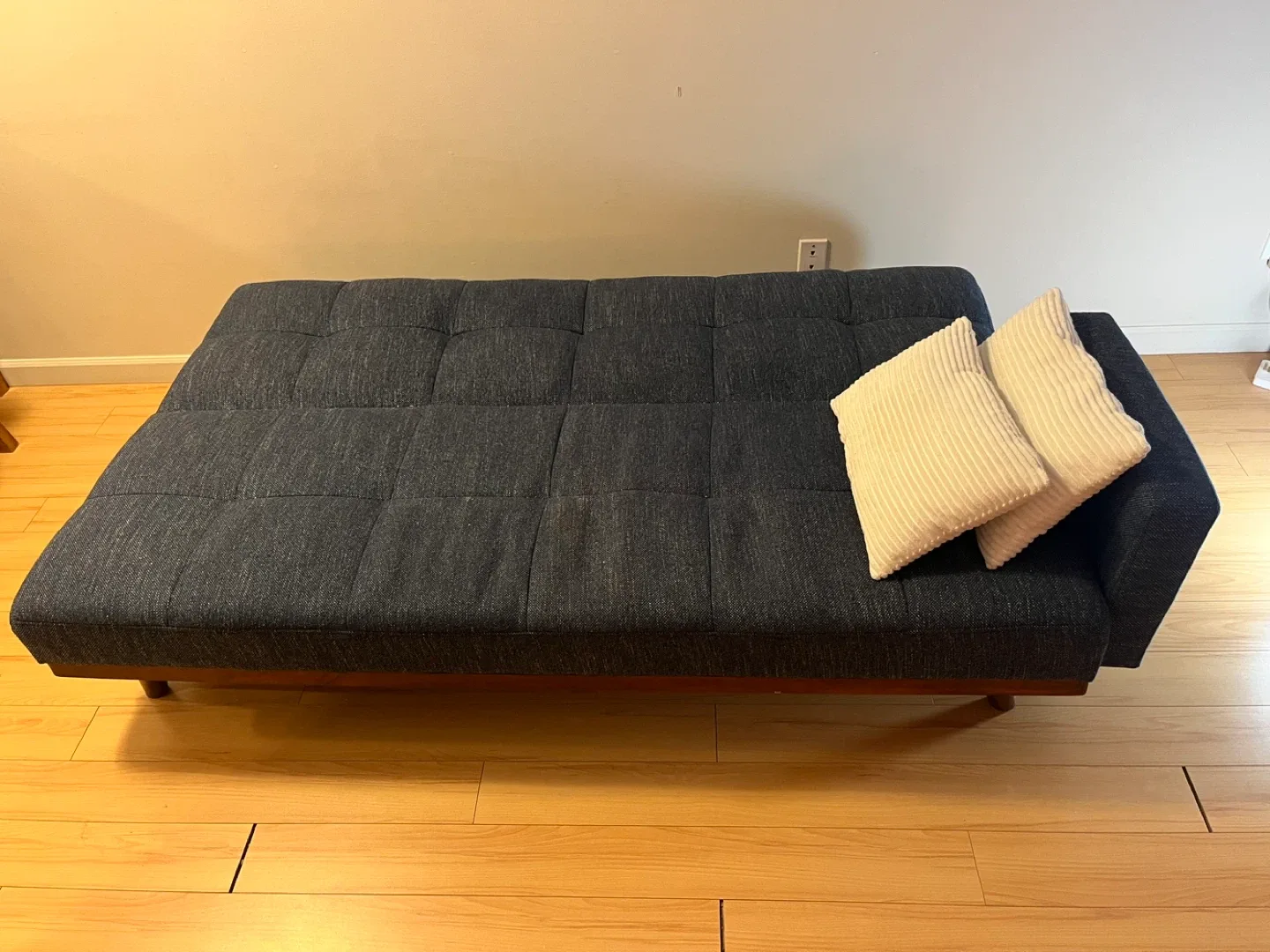 Dark Blue Futon Sofa Bed image indicator(2)