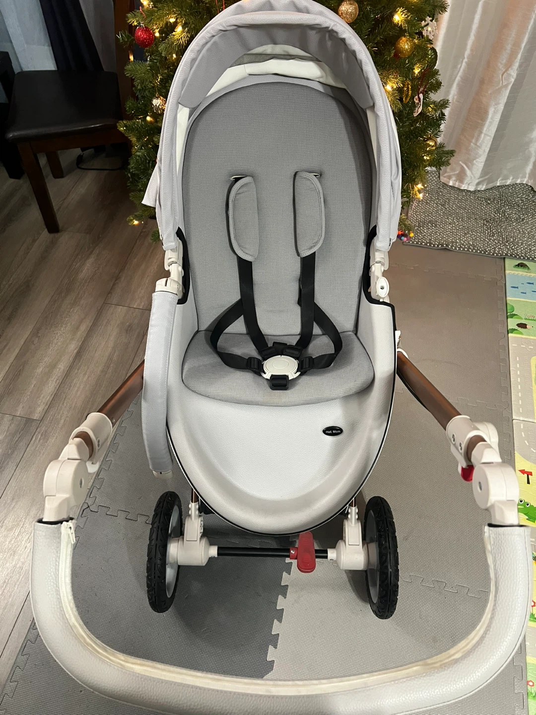 Hot Mom Baby Stroller - Grey & Rose Gold - photo 3