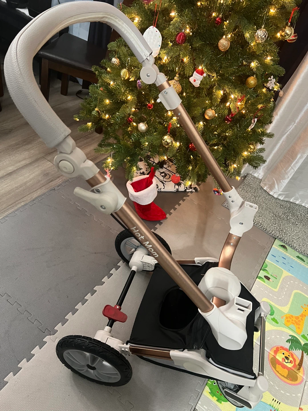 Hot Mom Baby Stroller - Grey & Rose Gold - photo 4