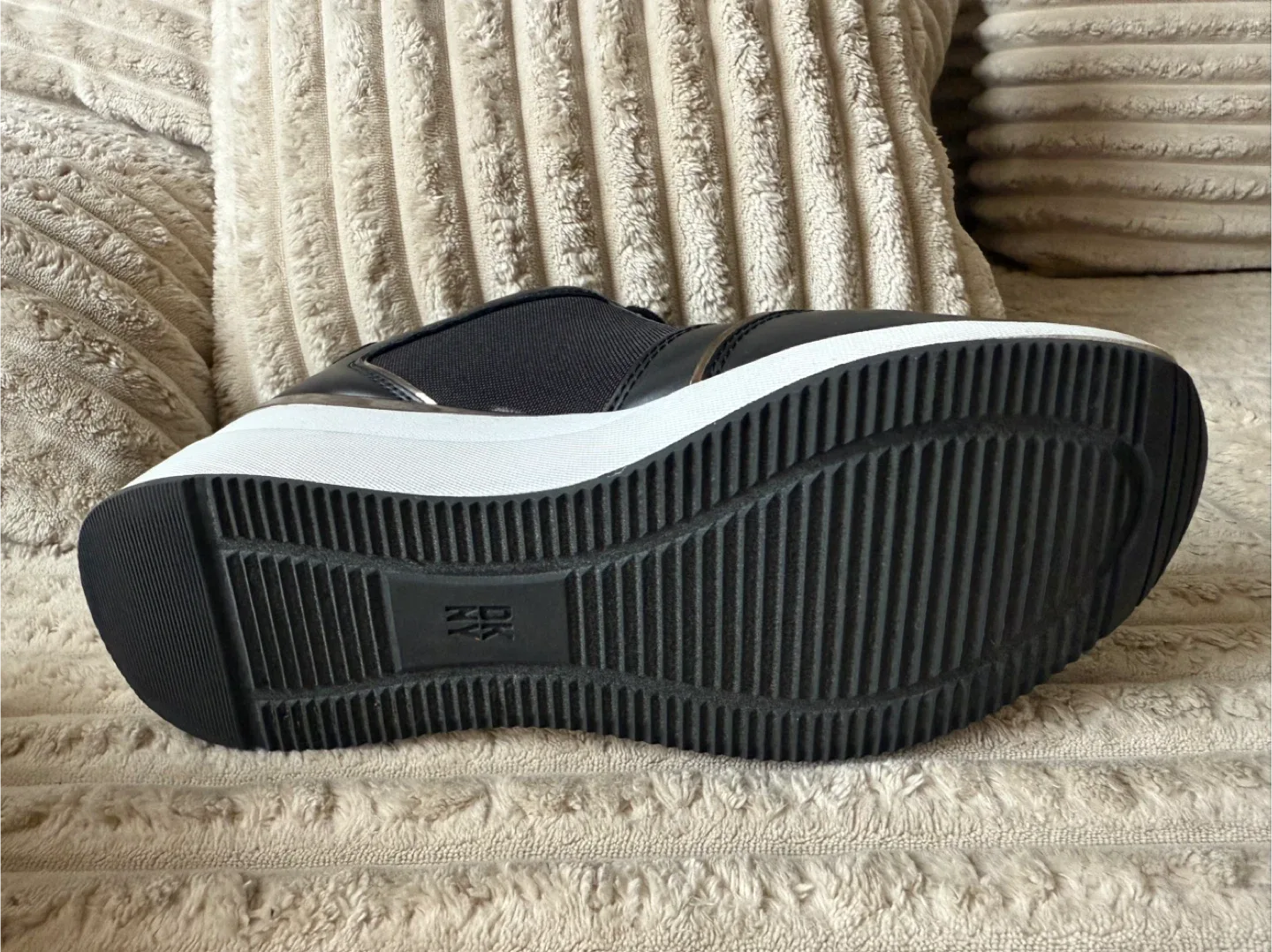 DKNY Black Wedge Sneakers image indicator(7)