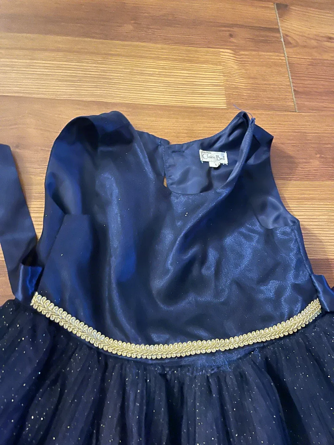 Claire Bell Navy Blue Dress image indicator(2)