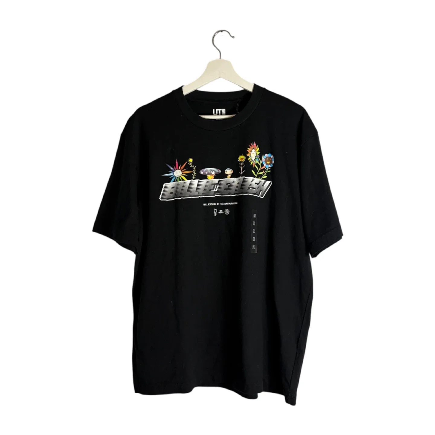 Uniqlo Billie Eilish Takashi Murakami Black T-Shirt Size M image indicator(3)