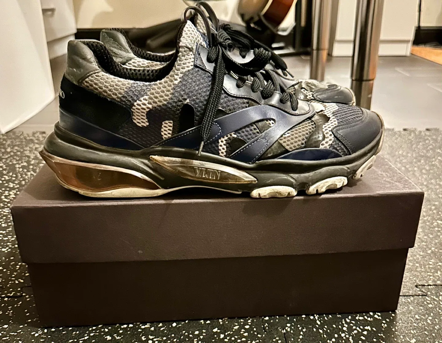 Valentino Garavani Camo Bounce Sneakers image indicator(2)