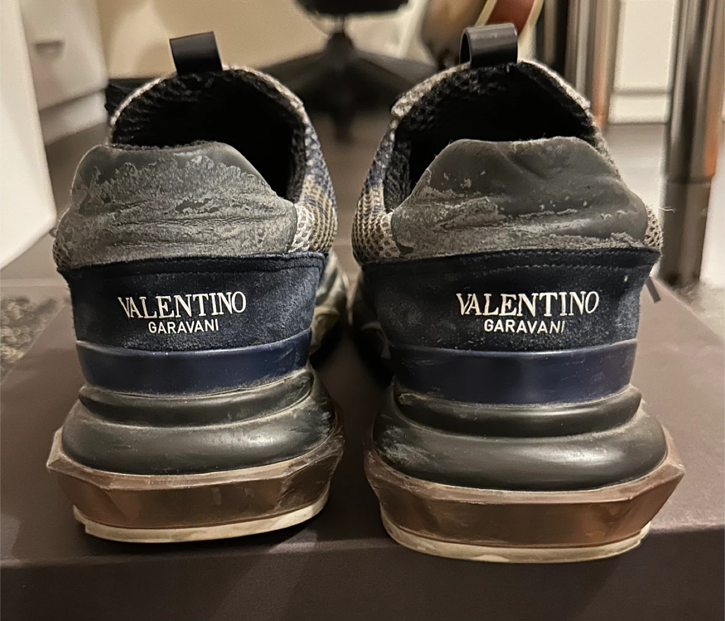 Valentino Garavani Camo Bounce Sneakers - photo 4