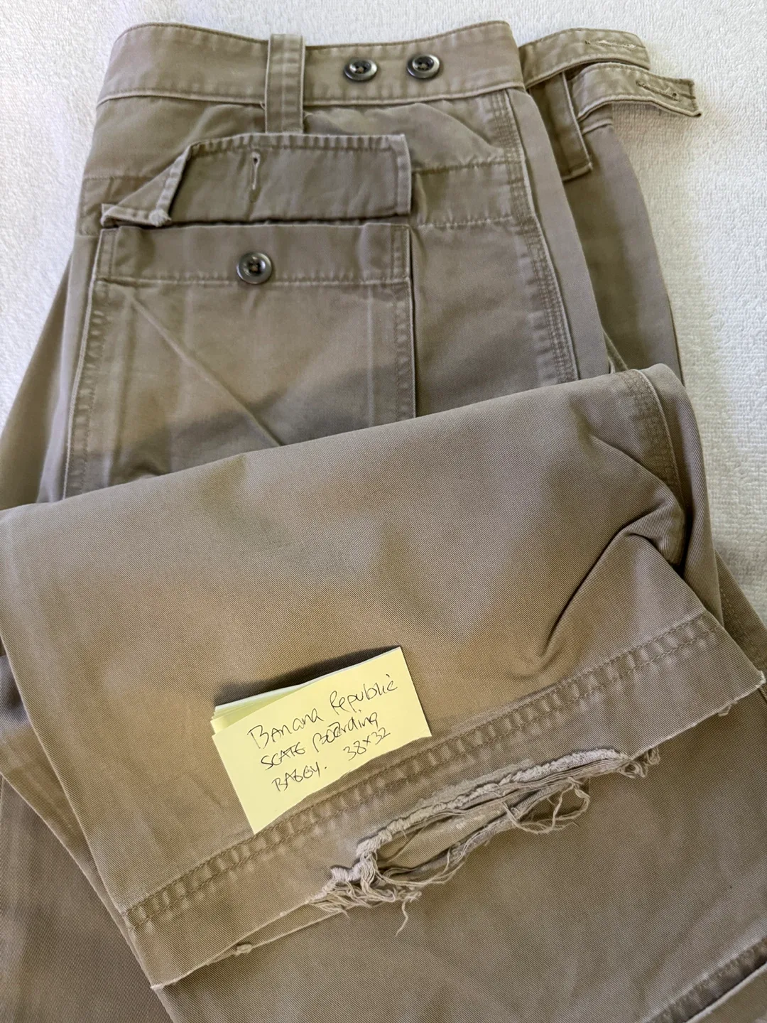 Banana Republic Skate Clothing Baggy 38x32 image indicator(2)