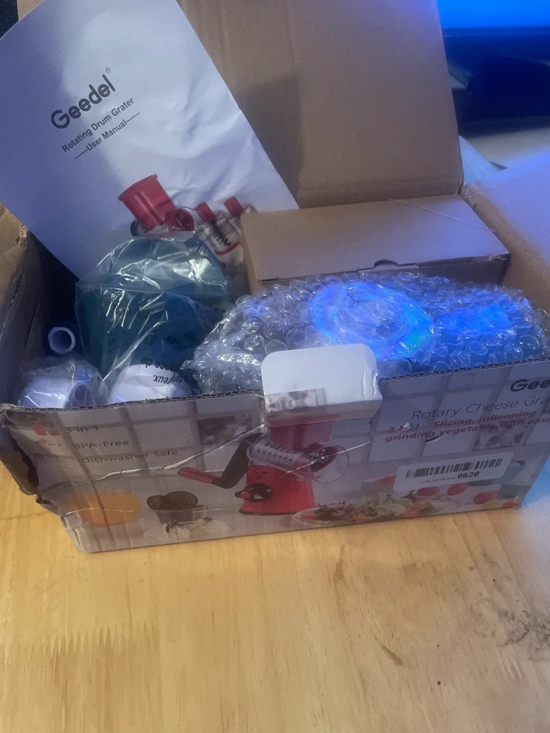 Geedel Rotary Drum Grater - New in Box! image indicator(5)