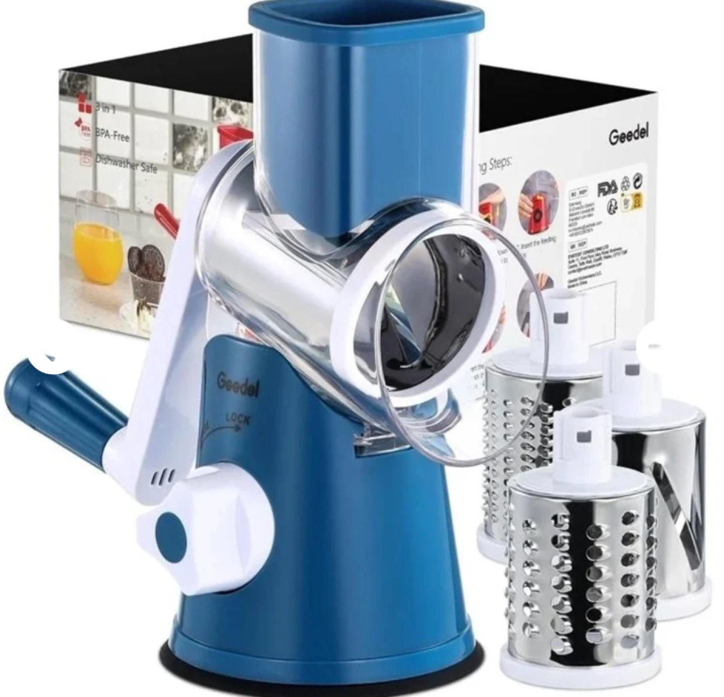 Geedel Rotary Drum Grater - New in Box!
