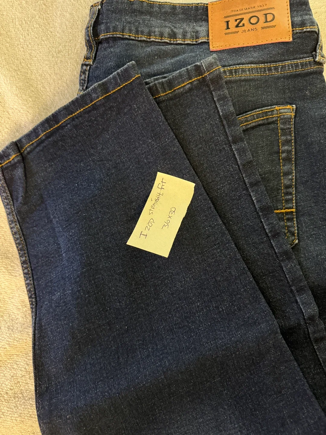 IZOD Straight Fit Jeans - 36x30 thumbnail