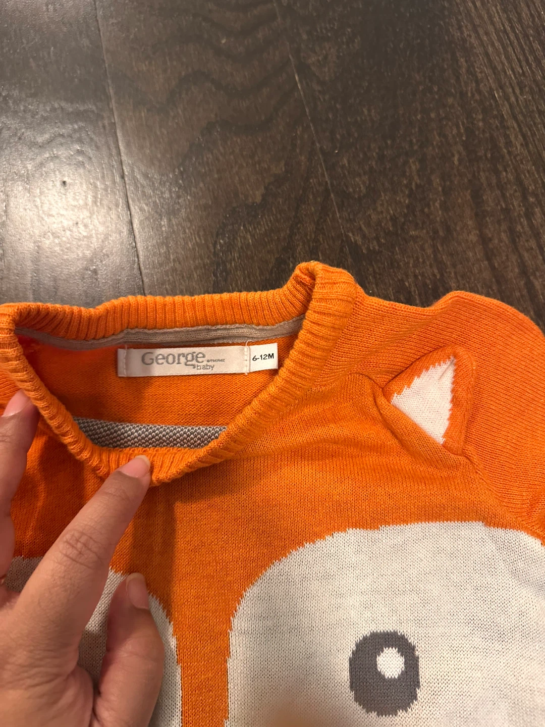 Brand new George Baby Fox Sweater Size 6-12M - photo 2