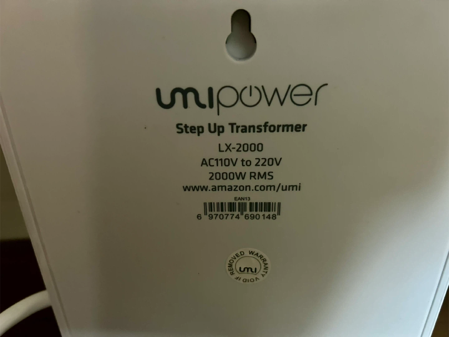UMI 2000W Step Up Voltage 110v to 220v Converter, Large Capacity - photo 4