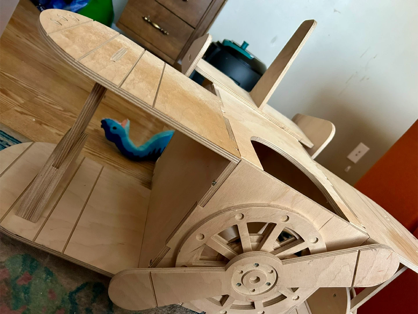 Sky Bun - Wooden Airplane Hide/Structure for Rabbits - photo 2