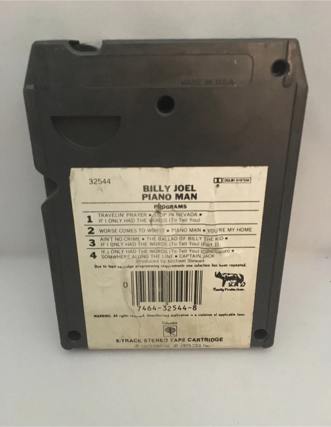 Billy Joel Piano Man 8 Track -used- see description below - photo 5