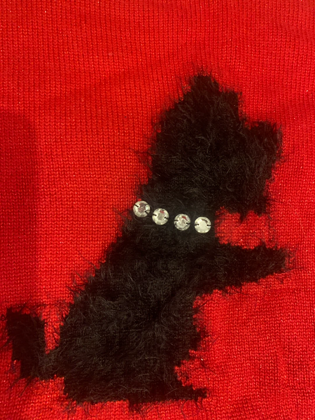 Deux par Deux Red Dog Sweater Size 10 - photo 3