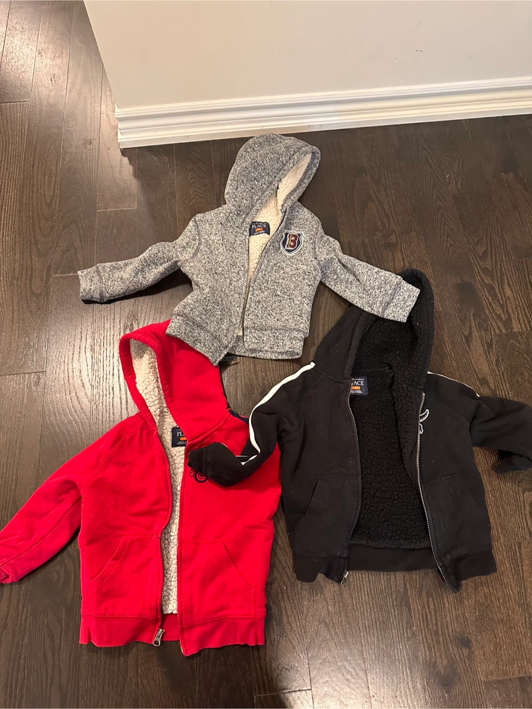 Children's Place Sherpa Hooded Sweatshirts - super warm - 3T/4T