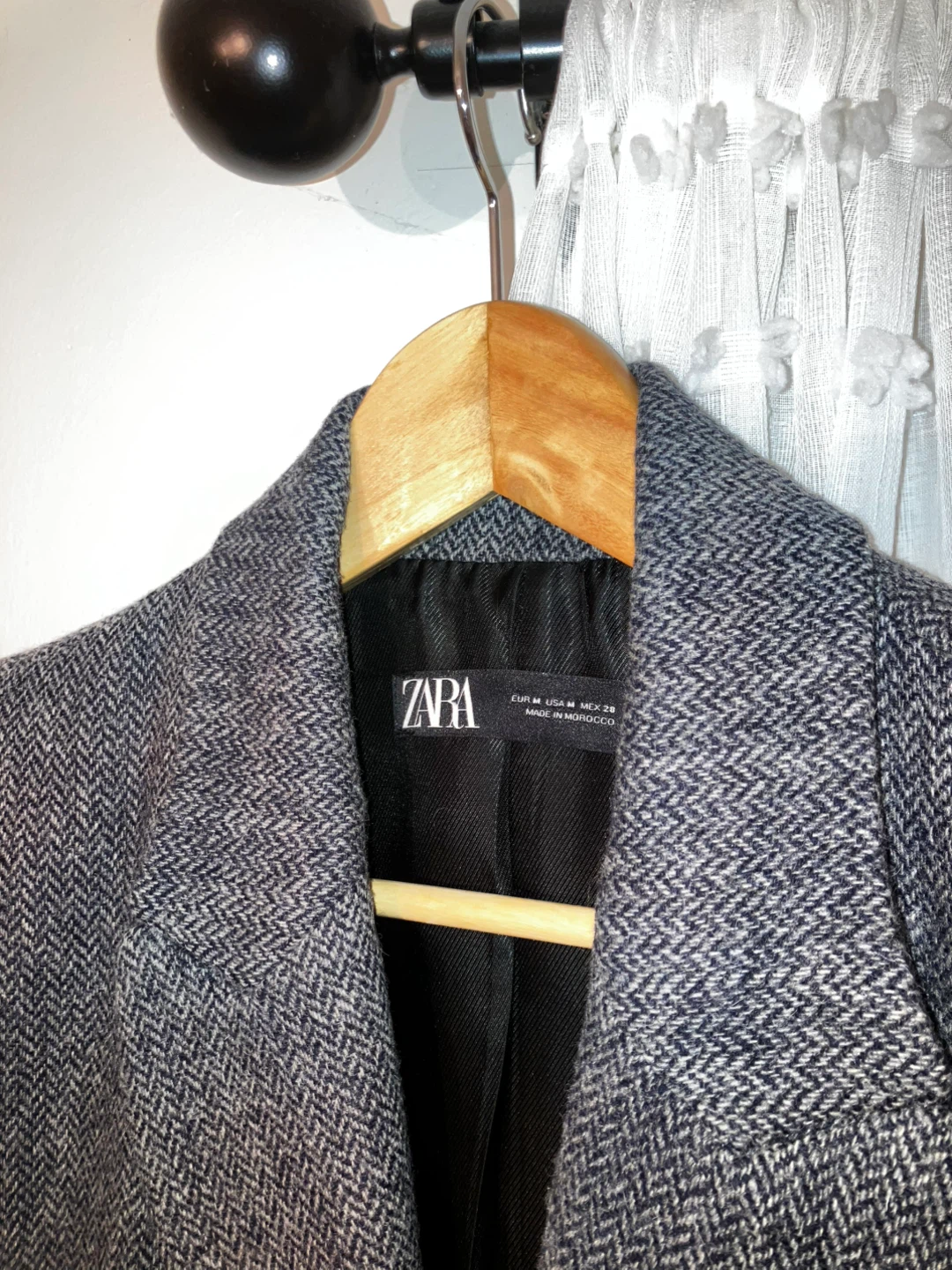 Lambswool Zara Blue-Gray Blazer/Jacket - photo 3