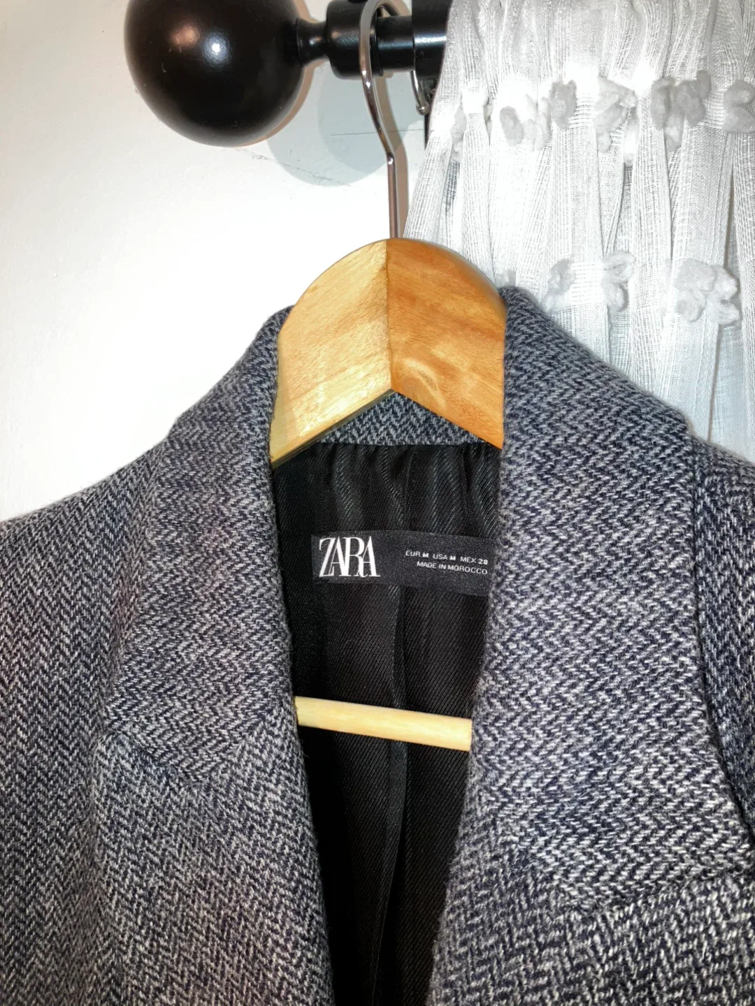 Lambswool Zara Blue-Gray Blazer/Jacket image indicator(3)