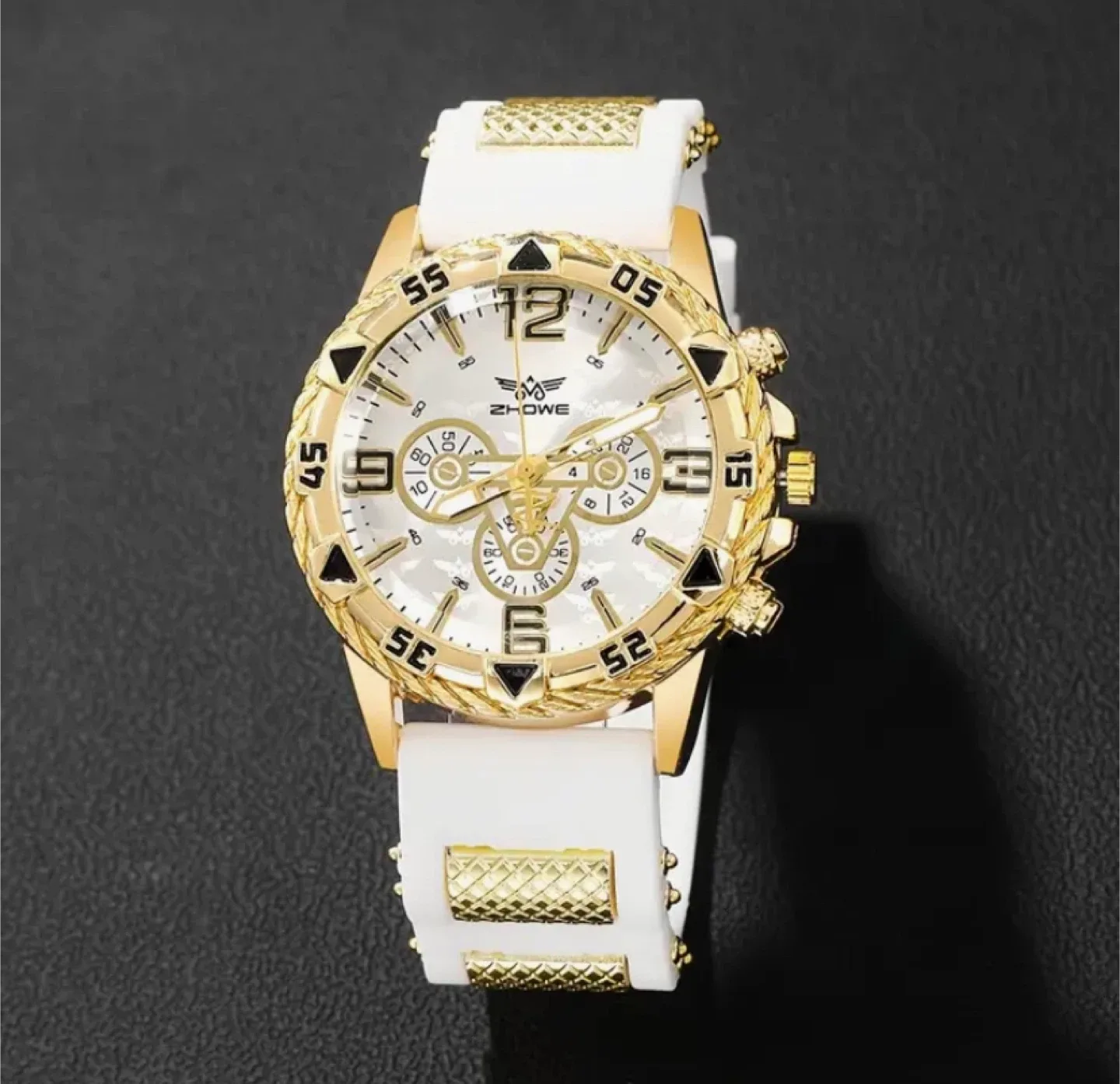 White & Golden Watch image indicator(2)
