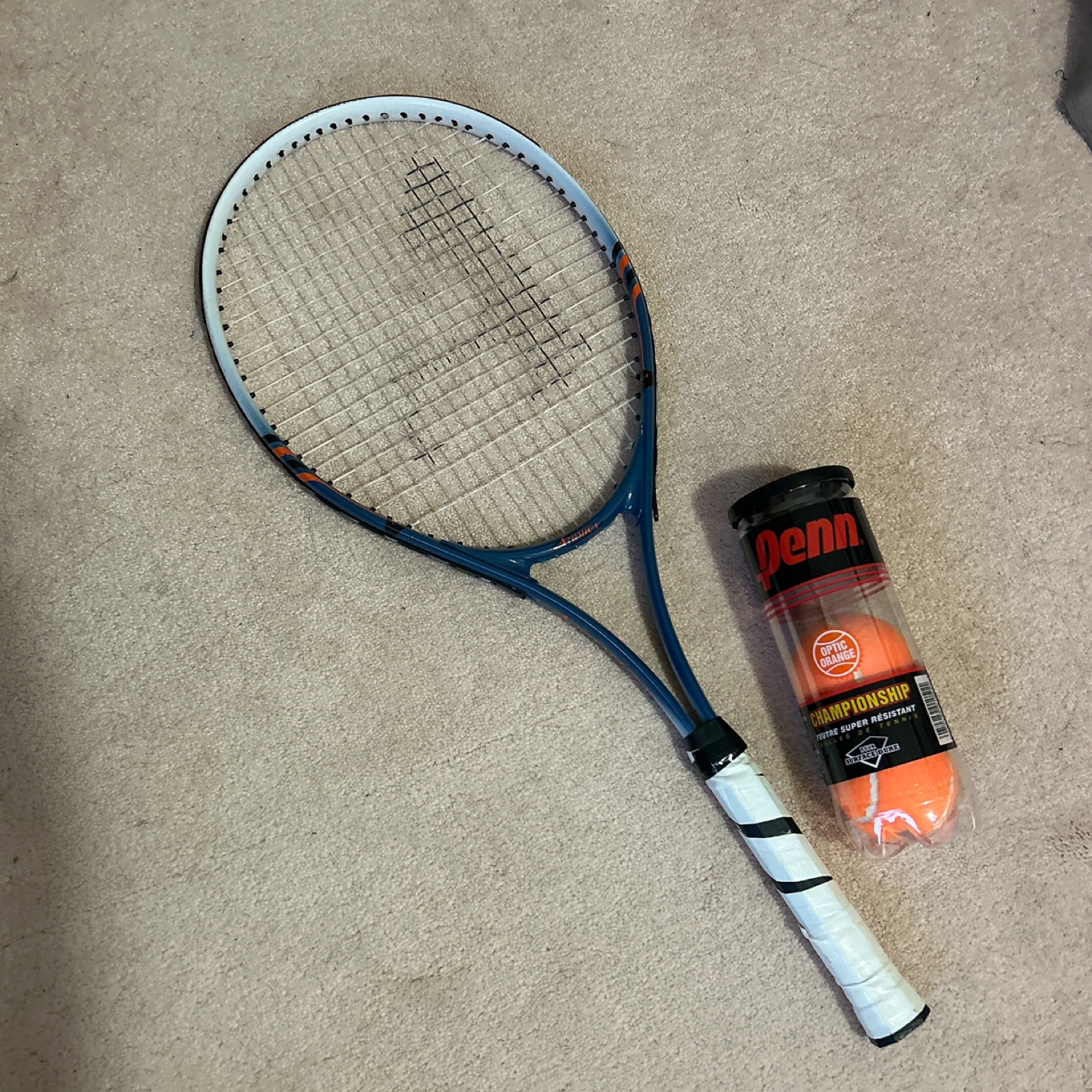 Tennis Racket + Balls