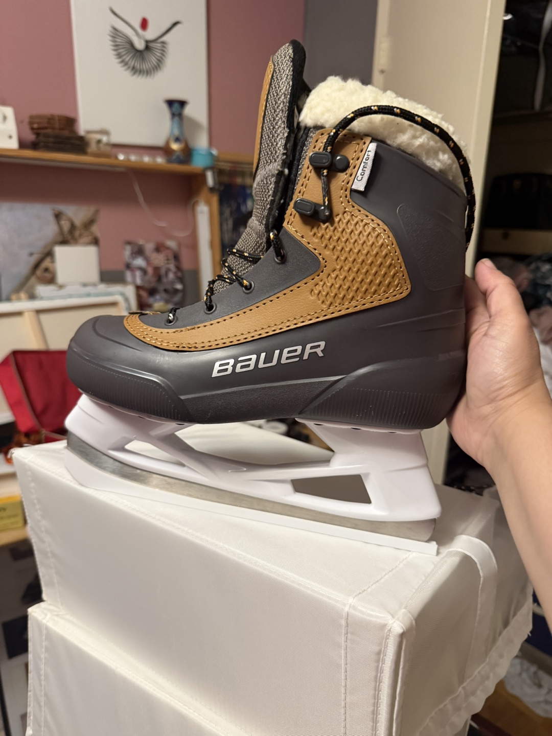Bauer Ice Skates - Grey & Brown - photo 2