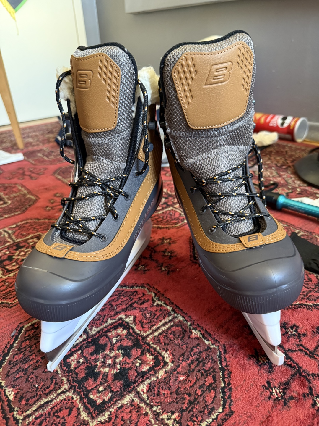 Bauer Ice Skates - Grey & Brown
