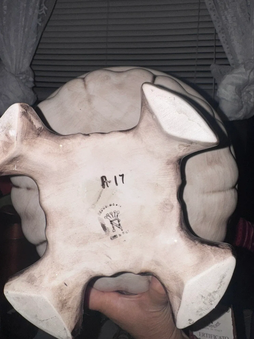 Vintage Capodimonte Style Floral Vase image indicator(3)