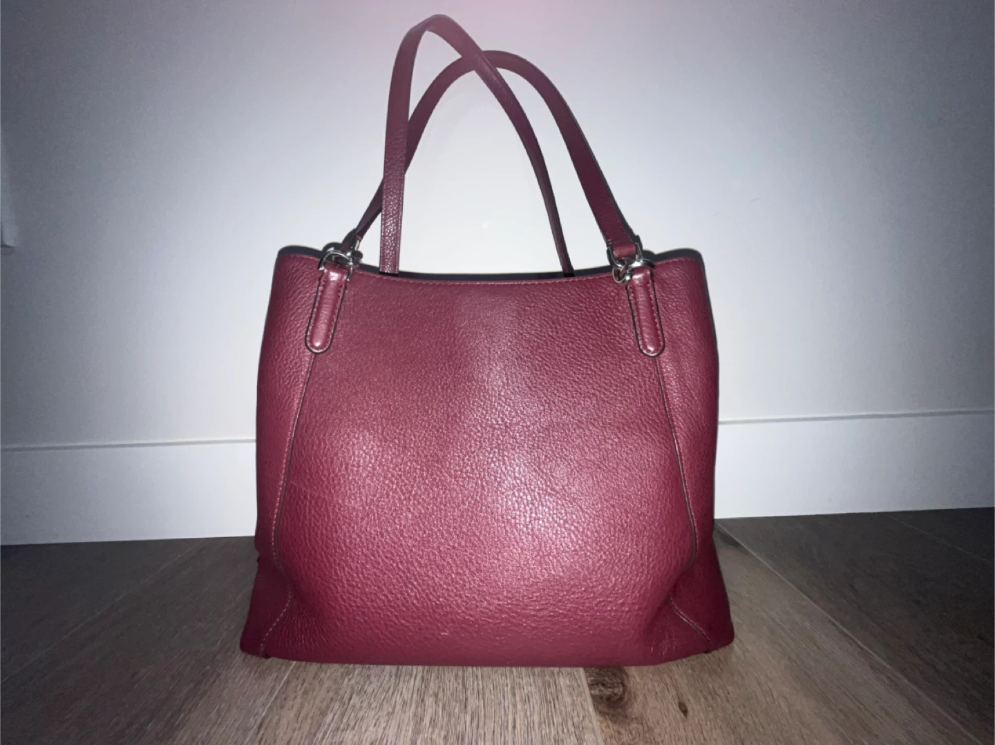 Kate Spade Burgundy Leather Tote Bag - photo 3