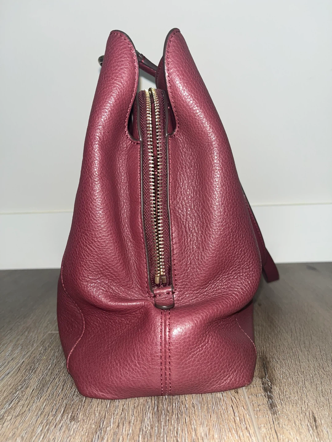 Kate Spade Burgundy Leather Tote Bag - photo 2