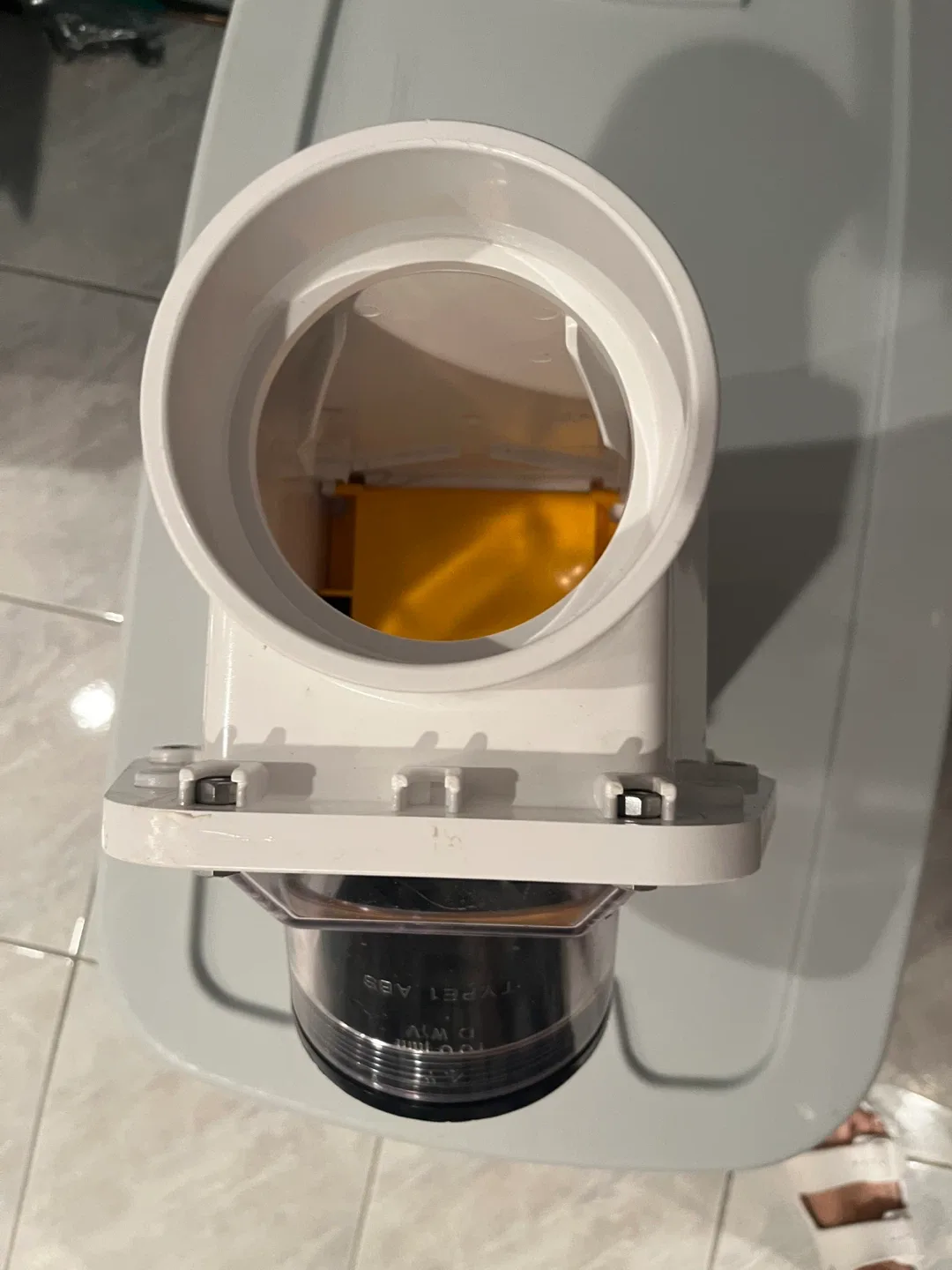 Mainline Backflow Horizontal Type 1 ABS Backwater Valve image indicator(5)