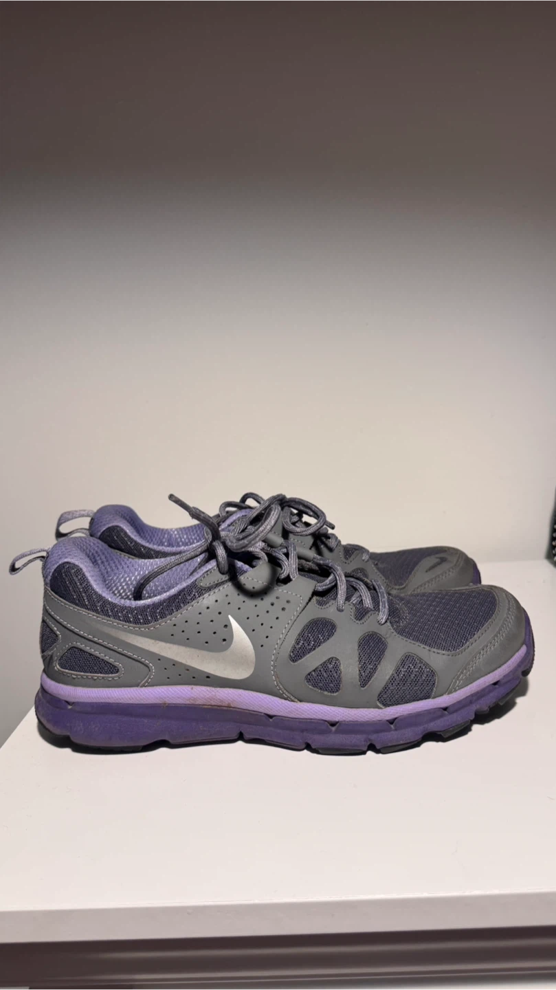 Nike Running Shoes - Grey & Purple - photo 2