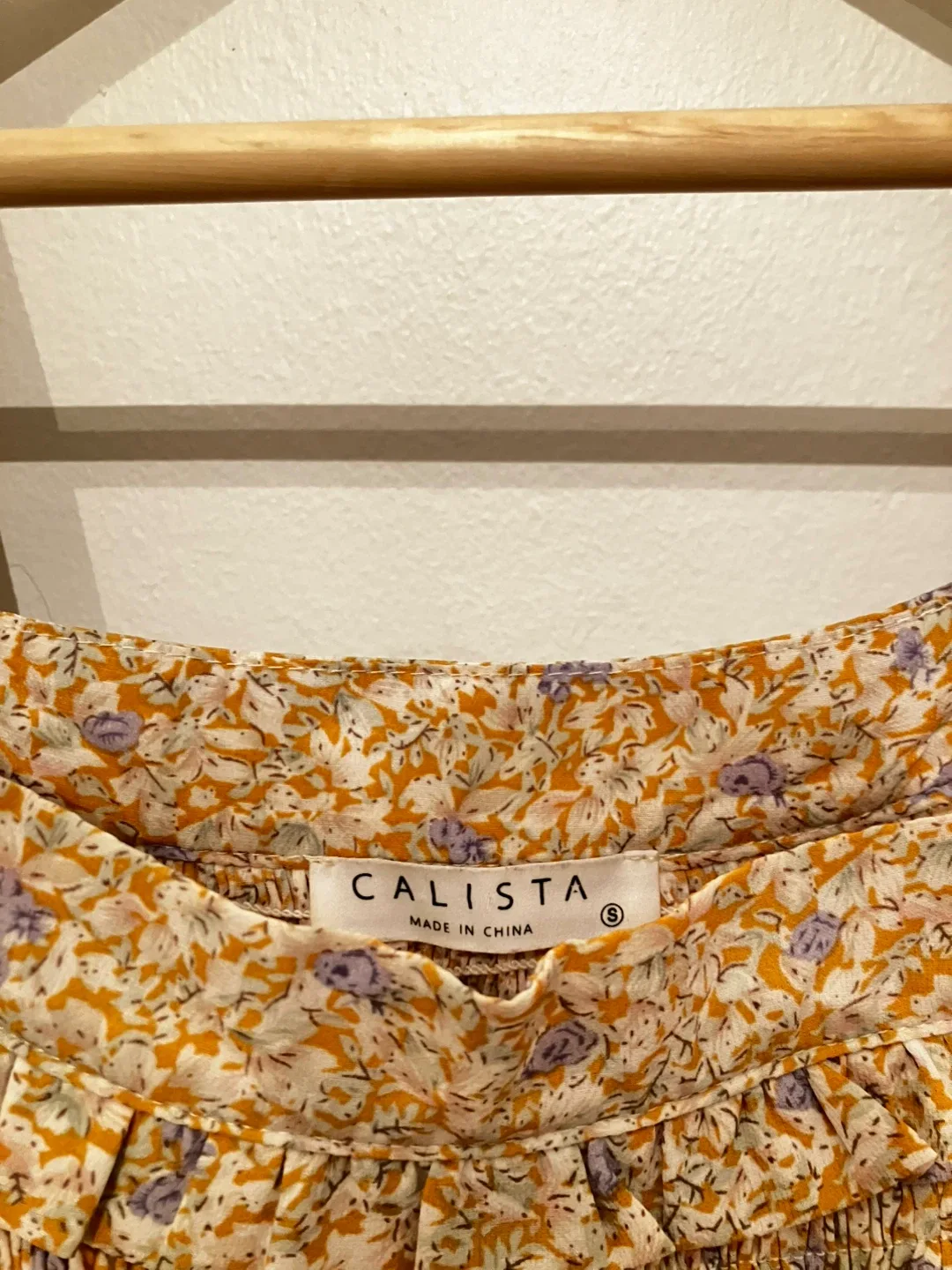 Yellow & Lilac Floral Dress image indicator(3)