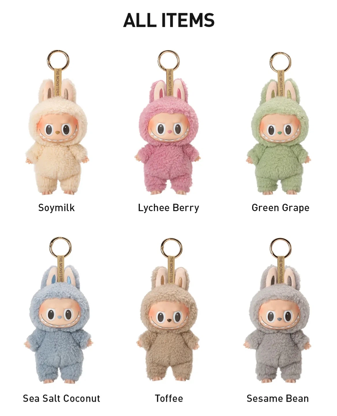 The Monsters Labubu Vinyl Face Plush Keychain - photo 3
