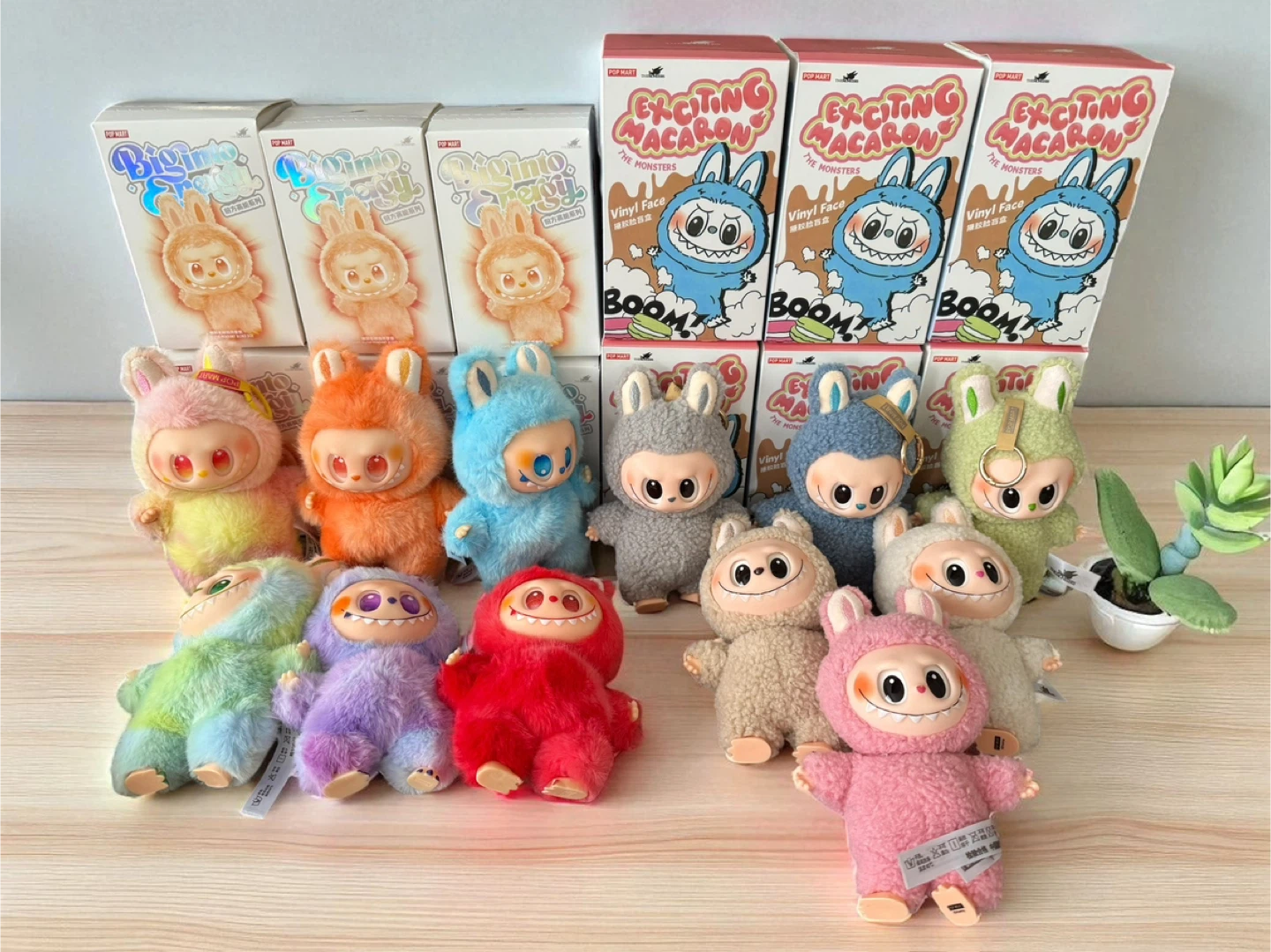 The Monsters Labubu Vinyl Face Plush Keychain